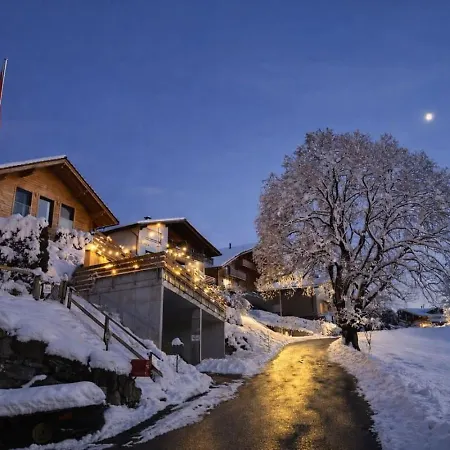 Winter Wonderland Near Interlaken • Ac • Hot Tub By Swissdreamliving